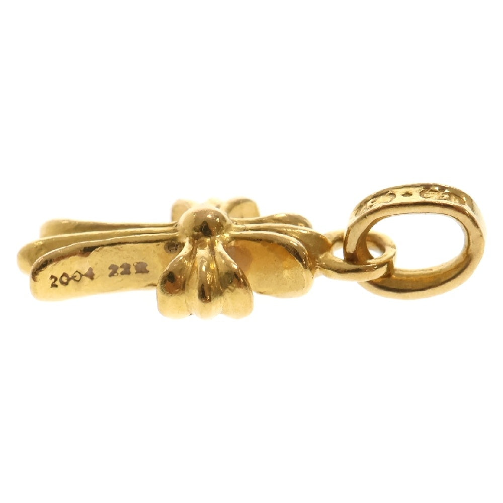 CHROME HEARTS(クロムハーツ) 22K CRS BBYFAT P/DIA ベイビーファットクロス PAVEダイヤ ペンダントトップ ゴールド BCA035