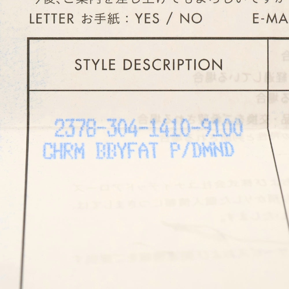 CHROME HEARTS(クロムハーツ) 22K CRS BBYFAT P/DIA ベイビーファットクロス PAVEダイヤ ペンダントトップ ゴールド BCA035