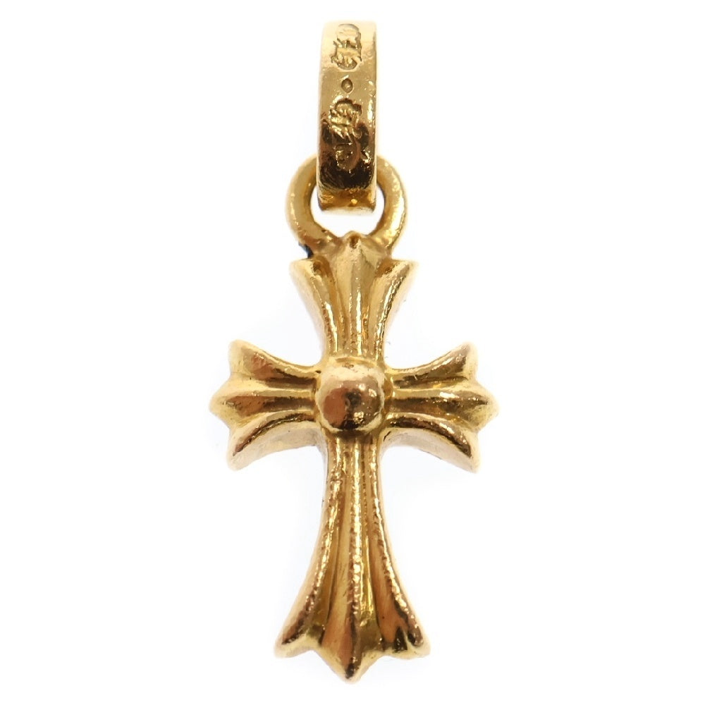 CHROME HEARTS(クロムハーツ) 22K CRS BBYFAT P/DIA ベイビーファットクロス PAVEダイヤ ペンダントトップ ゴールド BCA035
