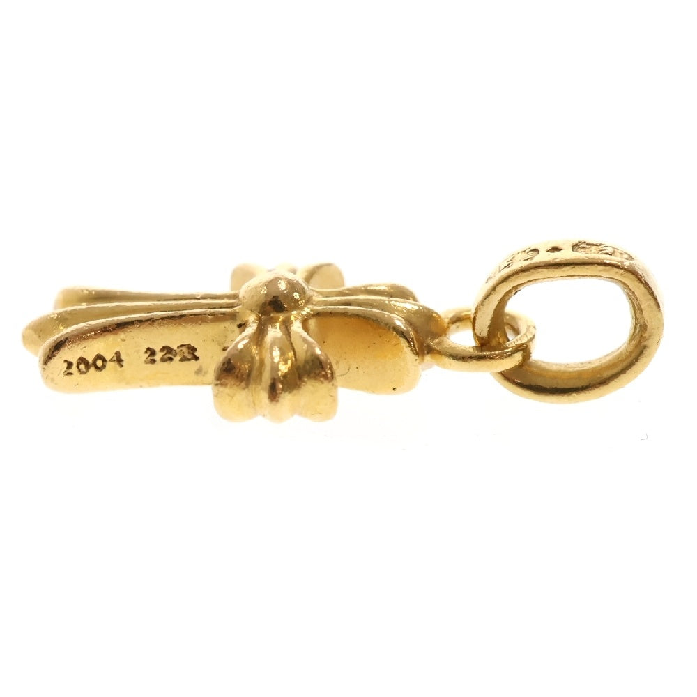 CHROME HEARTS(クロムハーツ) 22K CRS BBYFAT P/DIA ベイビーファットクロス PAVEダイヤ ペンダントトップ ゴールド BCA035