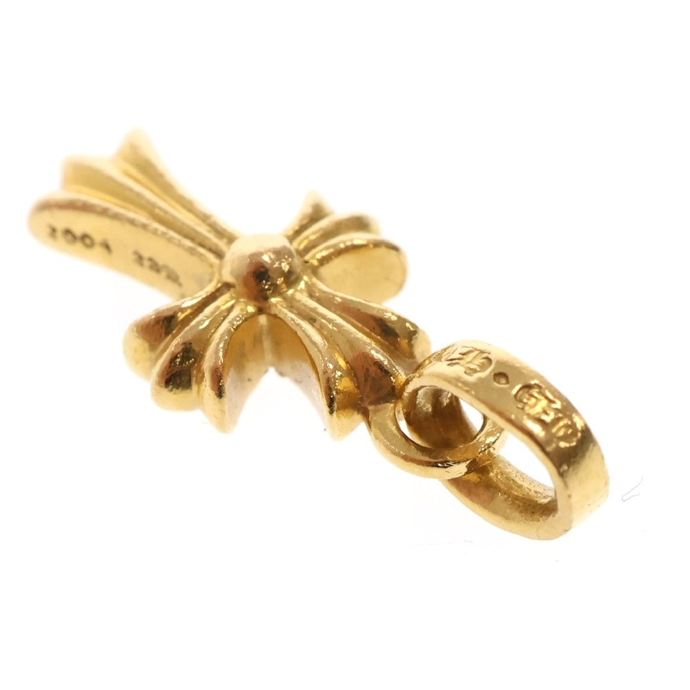 CHROME HEARTS(クロムハーツ) 22K CRS BBYFAT P/DIA ベイビーファットクロス PAVEダイヤ ペンダントトップ ゴールド BCA035