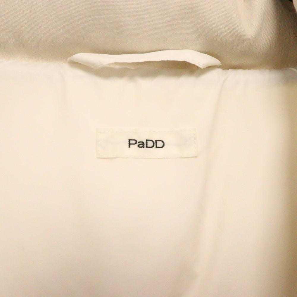 PaDD(パッド) 22AW オーバーサイズ ダウンベスト アイボリー 22-230-35-100009