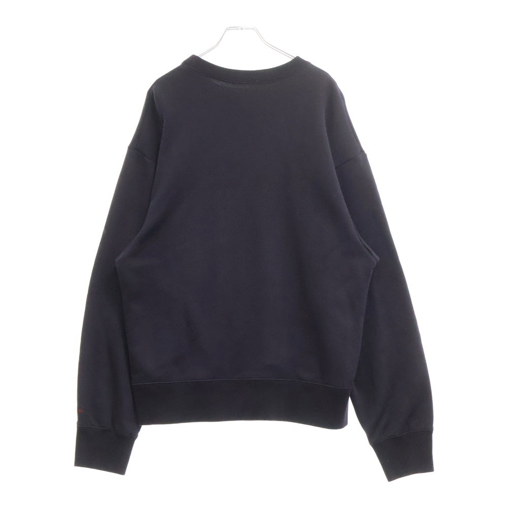 CINOH(チノ) 23AW SWEAT PULL OVER クルーネック スウェット トレーナー ネイビー 23WCU304