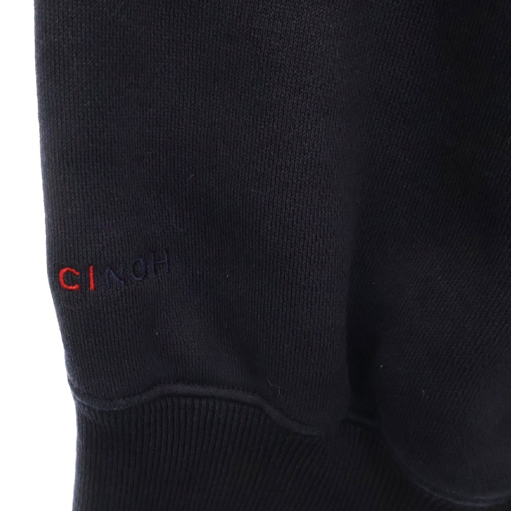 CINOH(チノ) 23AW SWEAT PULL OVER クルーネック スウェット トレーナー ネイビー 23WCU304