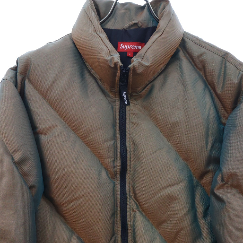 SUPREME(シュプリーム) 19AW Iridescent Puffy Jacket イリディセントパフィージャケット ブラウン