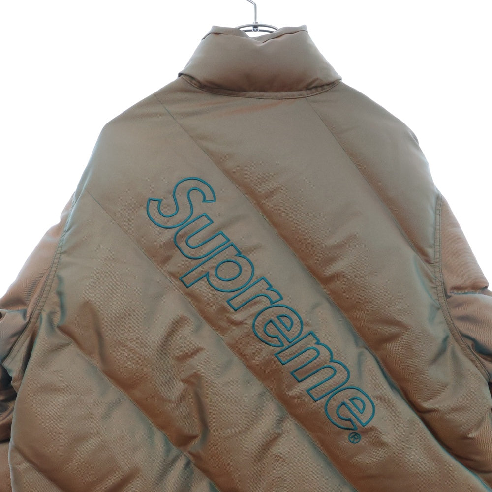 SUPREME(シュプリーム) 19AW Iridescent Puffy Jacket イリディセントパフィージャケット ブラウン