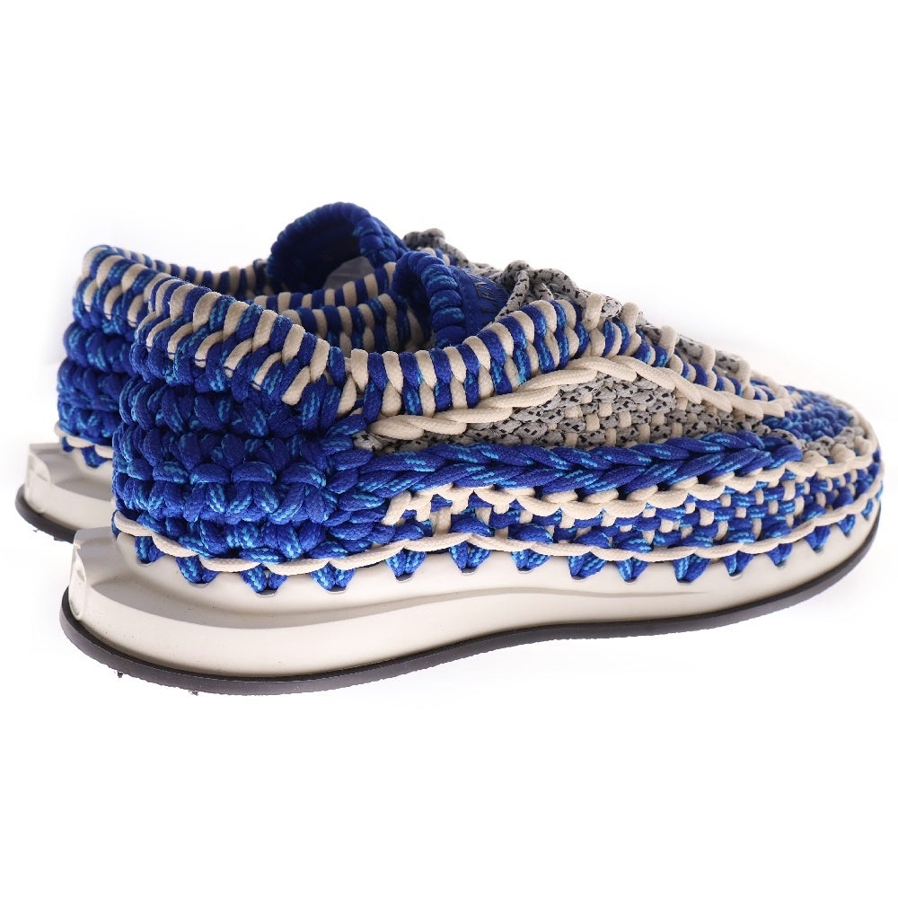 VALENTINO(ヴァレンチノ) Crochet Sneakers クロシェ ローカットスニーカー ブルー WY2S0E41