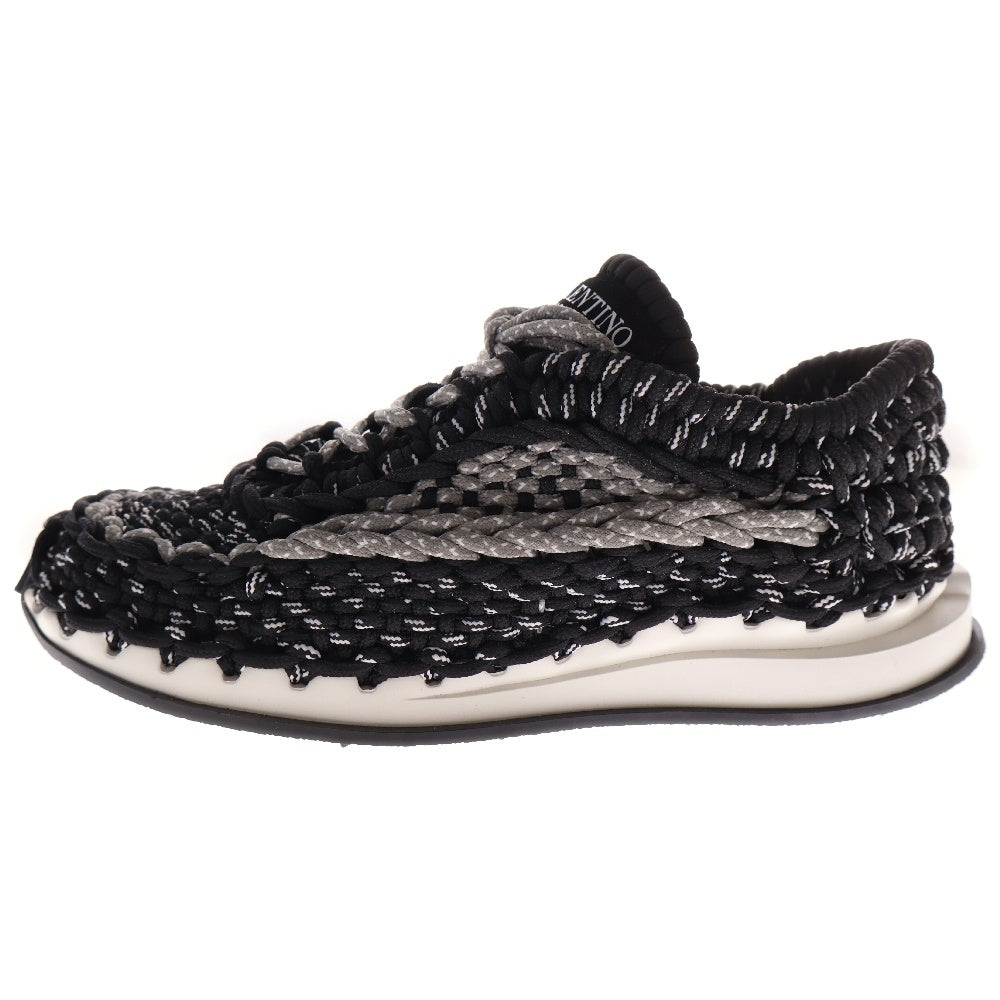 VALENTINO(ヴァレンチノ) Crochet Sneakers クロシェ ローカットスニーカー ブラック WY0S0E41