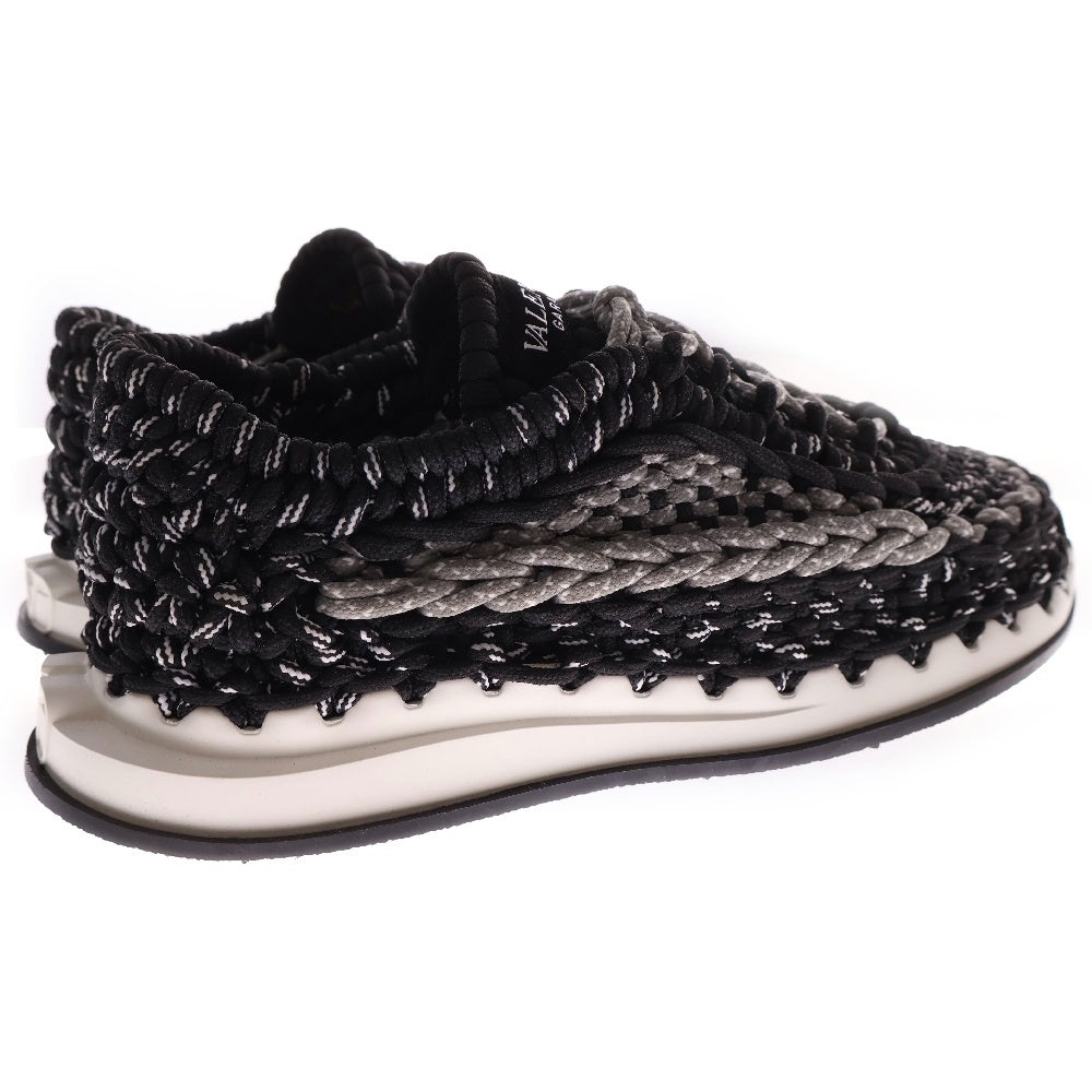 VALENTINO(ヴァレンチノ) Crochet Sneakers クロシェ ローカットスニーカー ブラック WY0S0E41