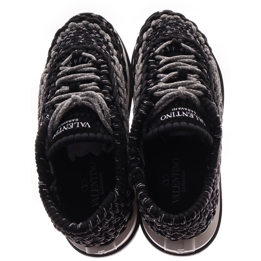 VALENTINO(ヴァレンチノ) Crochet Sneakers クロシェ ローカットスニーカー ブラック WY0S0E41