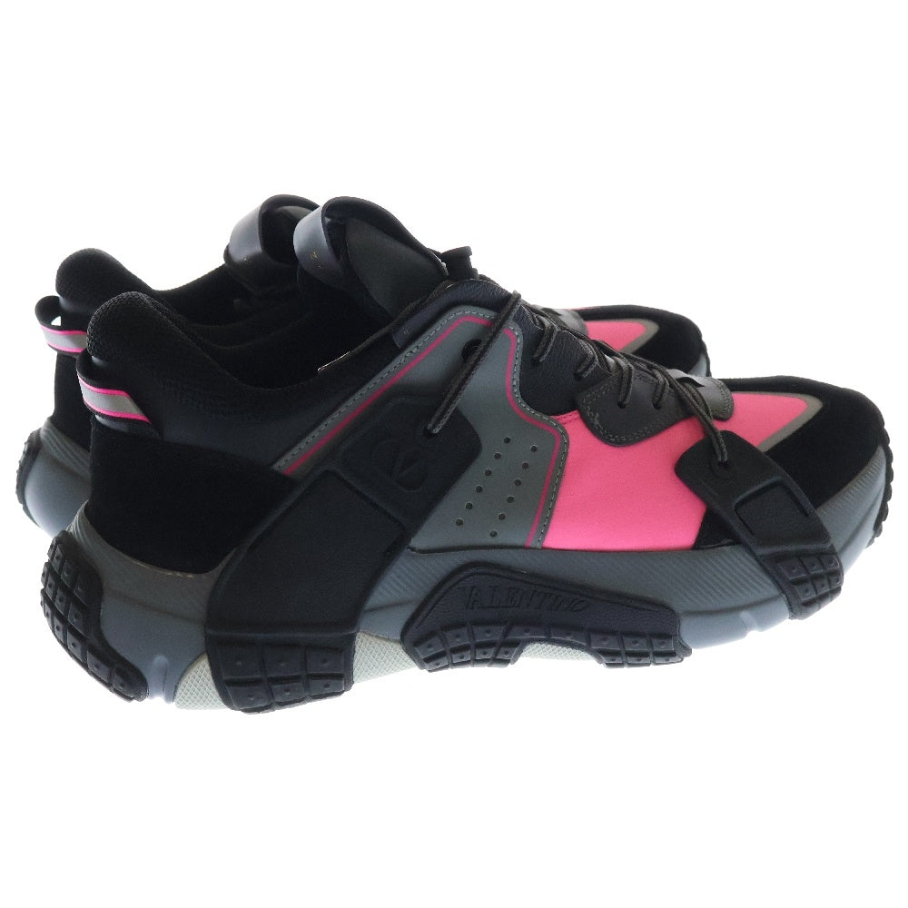 VALENTINO(ヴァレンチノ) ロックスタッズ スウェード レザー ローカットスニーカー マルチ TY2S0C75