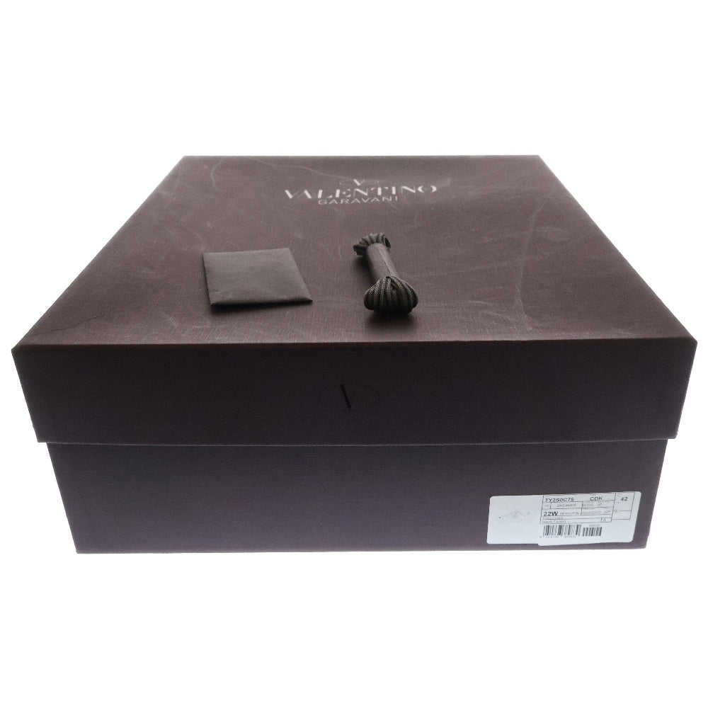 VALENTINO(ヴァレンチノ) ロックスタッズ スウェード レザー ローカットスニーカー マルチ TY2S0C75