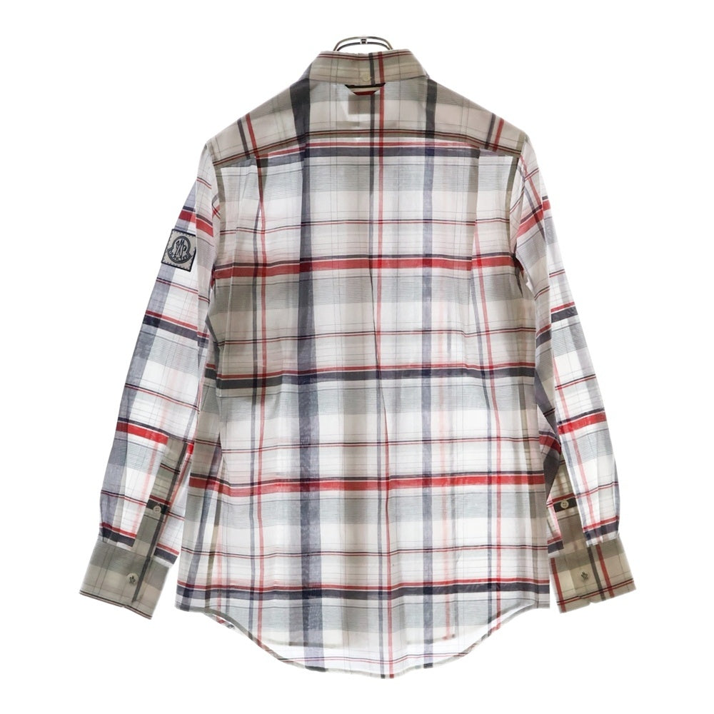 MONCLER(モンクレール) 18SS CAMICIA カミーチャ チェック コットンボタンダウンシャツ マルチ D13915200400 26600