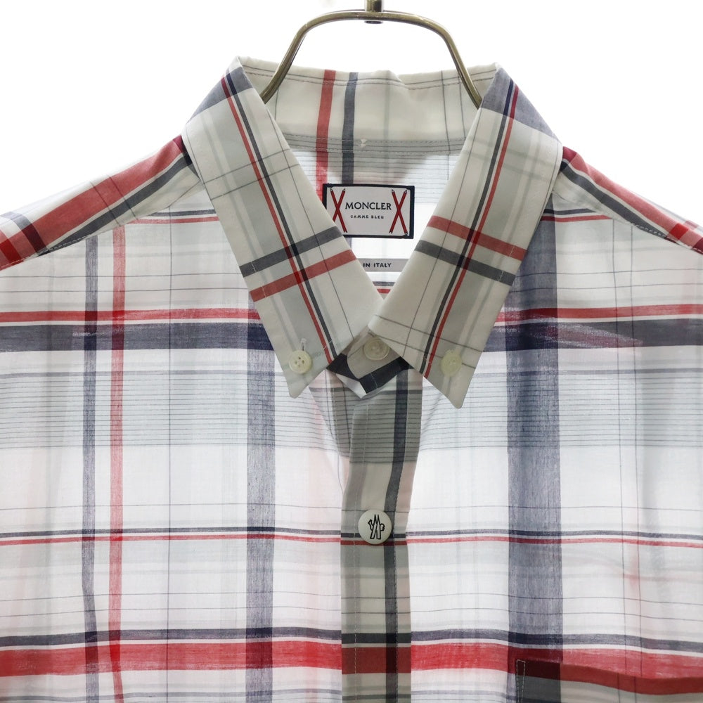 MONCLER(モンクレール) 18SS CAMICIA カミーチャ チェック コットンボタンダウンシャツ マルチ D13915200400 26600