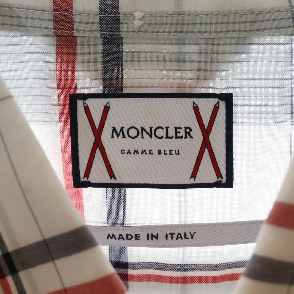 MONCLER(モンクレール) 18SS CAMICIA カミーチャ チェック コットンボタンダウンシャツ マルチ D13915200400 26600