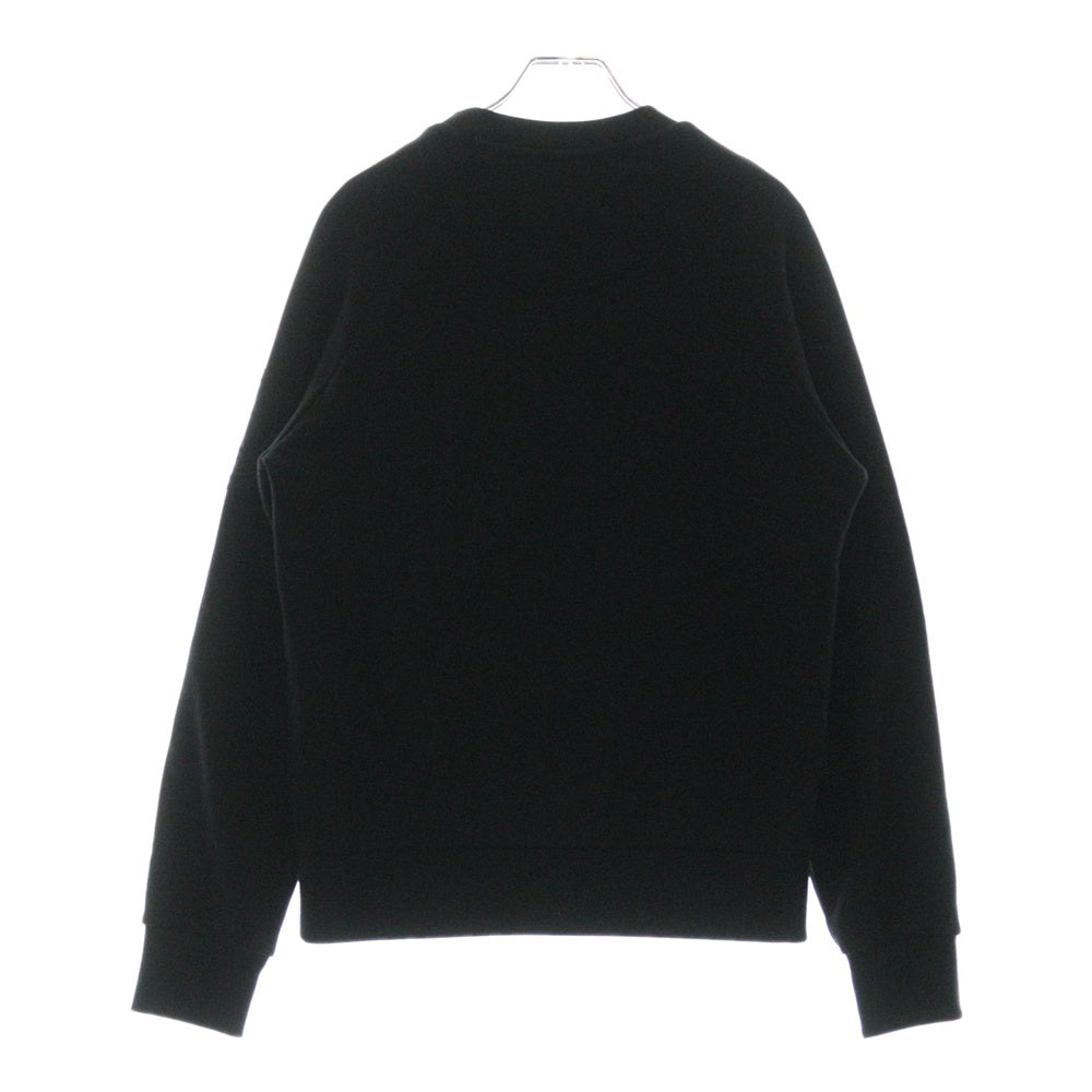 MONCLER(モンクレール) 18AW MAGLIA GIROCOLLO ワッペンロゴ クルーネックスウェットトレーナー ブラック D20918003500