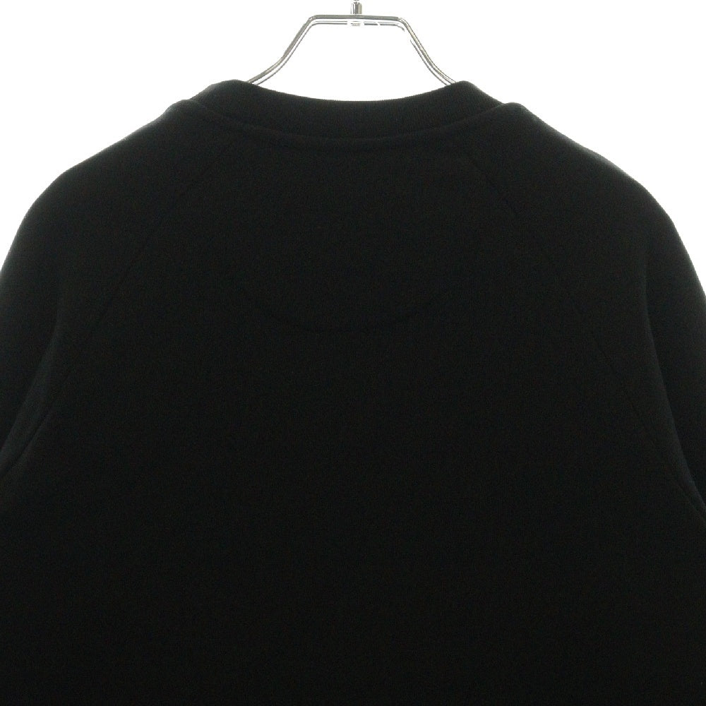 MONCLER(モンクレール) 18AW MAGLIA GIROCOLLO ワッペンロゴ クルーネックスウェットトレーナー ブラック D20918003500