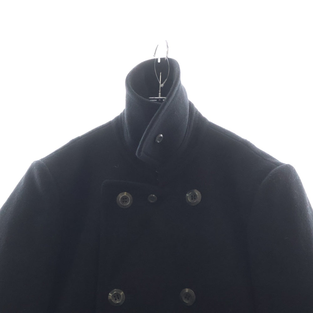 ATTACHMENT(アタッチメント) 14AW ヘビーメルトン ピー コート ブラック AC42-217