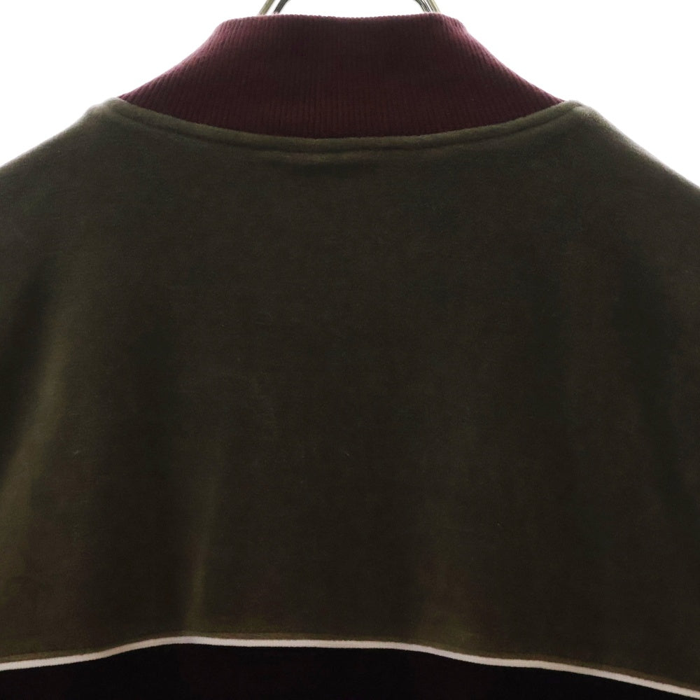 THE BLACK EYE PATCH(ブラックアイパッチ) 23SS OG LABEL PIPING VELOUR TRACK JACKET ベロア ジップアップジャケット バーガンディー