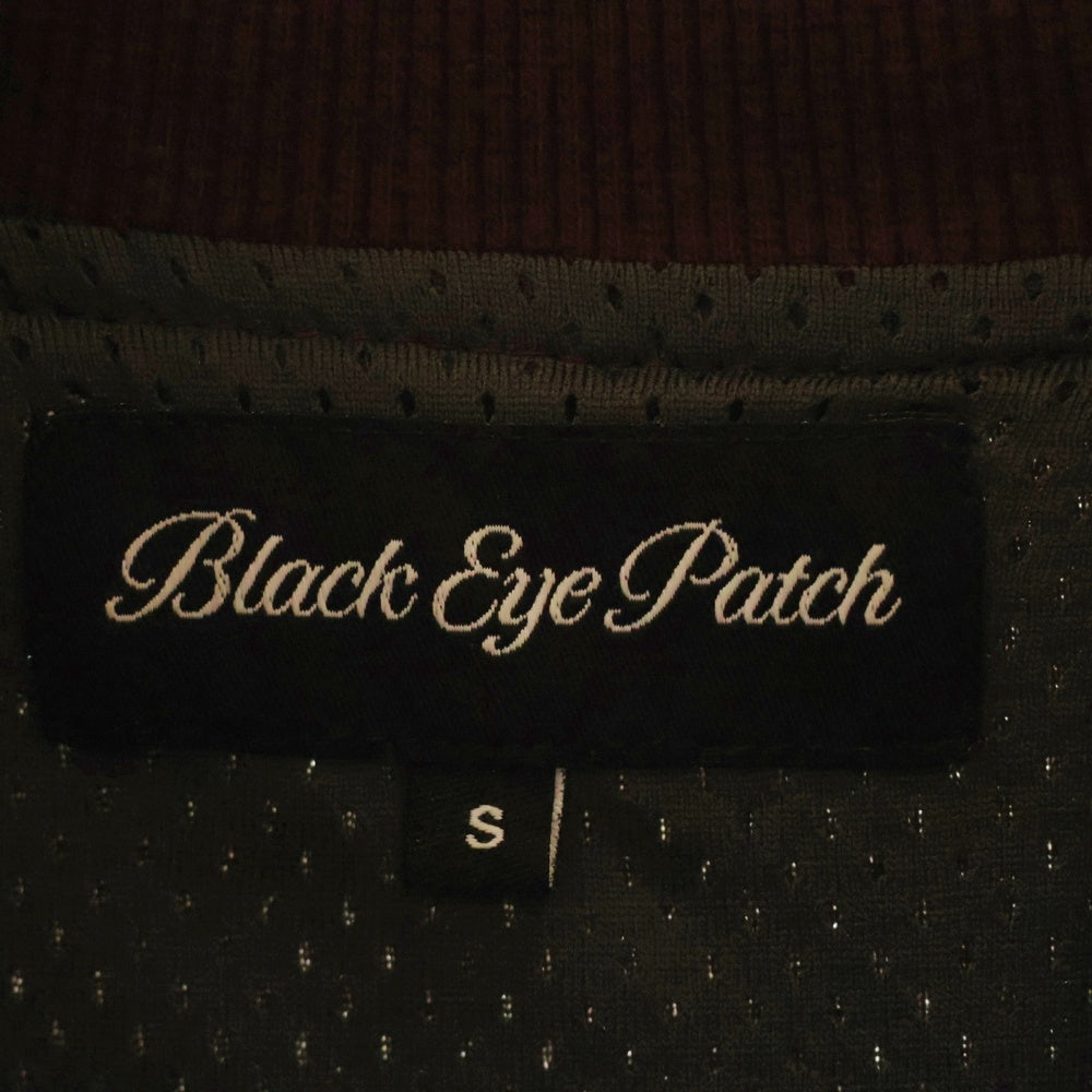 THE BLACK EYE PATCH(ブラックアイパッチ) 23SS OG LABEL PIPING VELOUR TRACK JACKET ベロア ジップアップジャケット バーガンディー