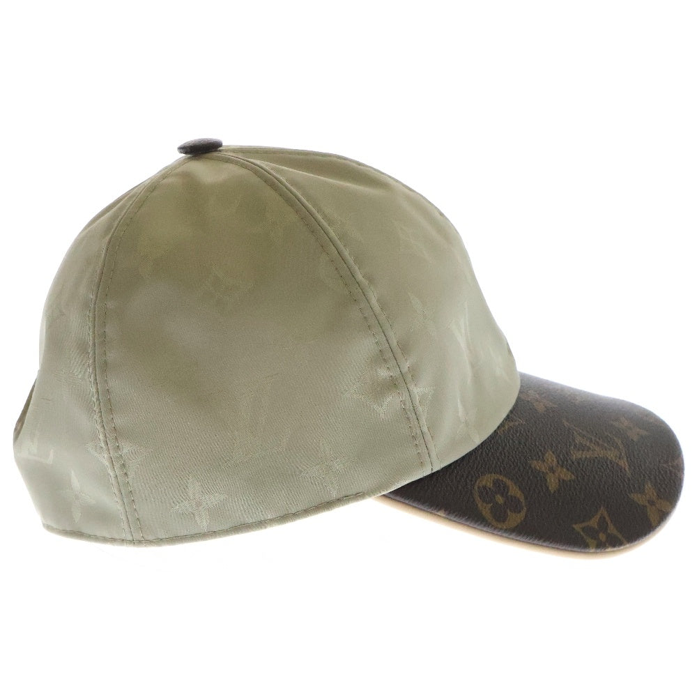LOUIS VUITTON(ルイヴィトン) LV ゲットレディー モノグラム シルク混 キャップ 帽子 ベージュ/ブラウン M76505