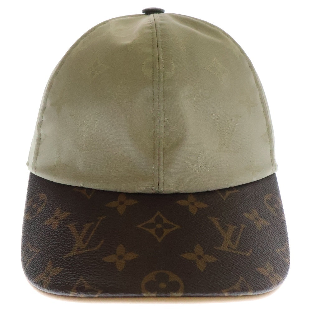 LOUIS VUITTON(ルイヴィトン) LV ゲットレディー モノグラム シルク混 キャップ 帽子 ベージュ/ブラウン M76505