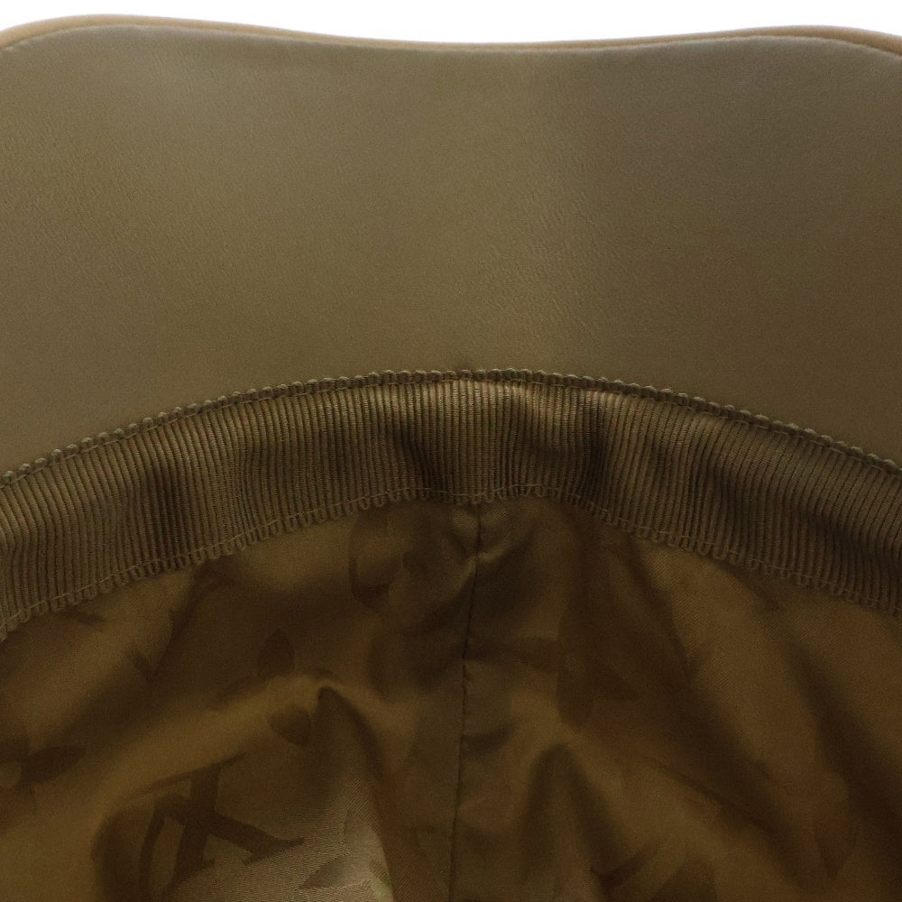 LOUIS VUITTON(ルイヴィトン) LV ゲットレディー モノグラム シルク混 キャップ 帽子 ベージュ/ブラウン M76505