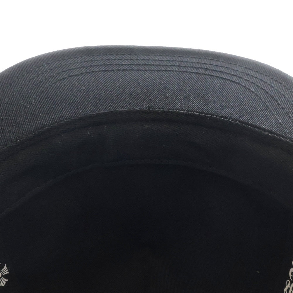 CHROME HEARTS(クロムハーツ) Yellow CH Plus Trucker Cap イエローCHプラス トラッカーキャップ メッシュキャップ パッチ クロスボール 帽子 ブラック