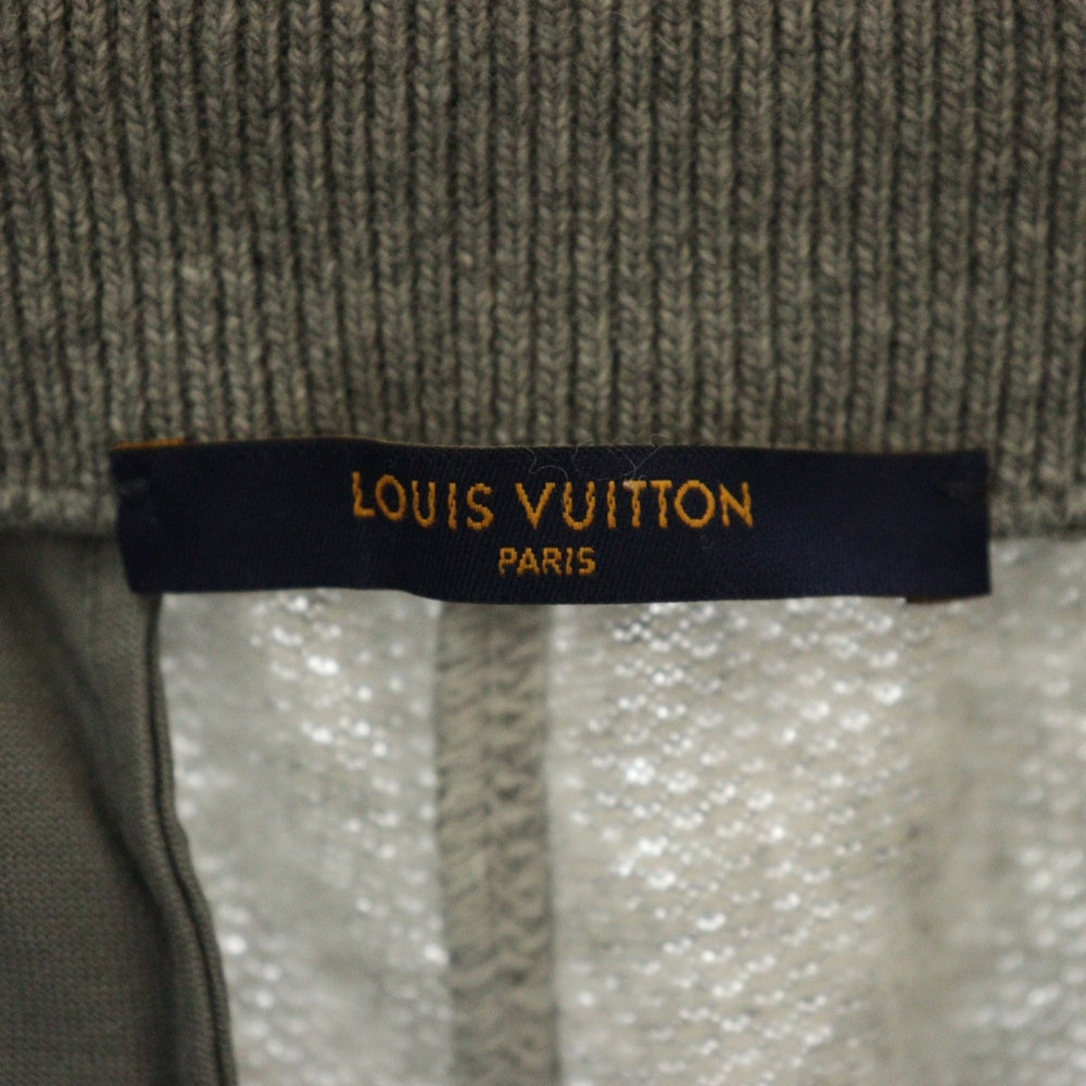 LOUIS VUITTON(ルイヴィトン) 21AW ×NBA ロゴ エンブロイダリー フルカシミヤ ロングパンツ グレー RM211M ZMG HKY04W
