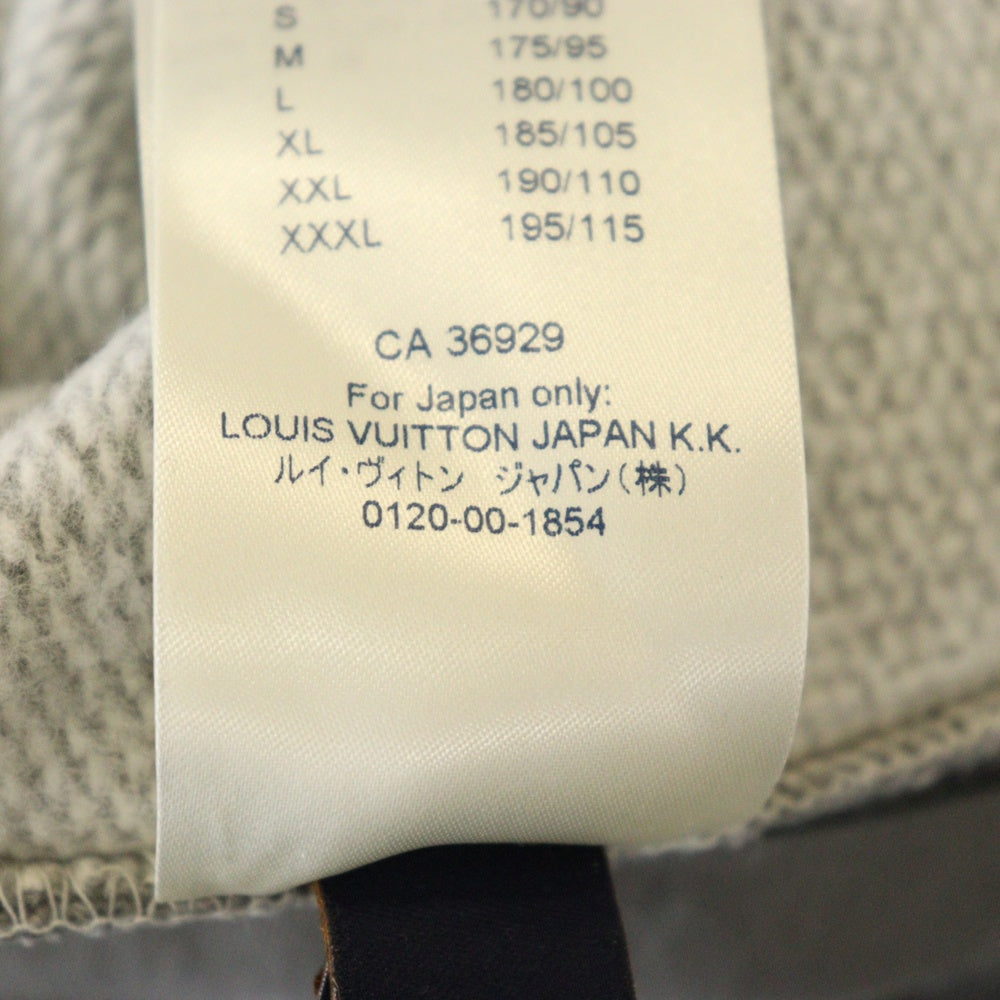 LOUIS VUITTON(ルイヴィトン) 21AW ×NBA ロゴ エンブロイダリー フルカシミヤ ロングパンツ グレー RM211M ZMG HKY04W