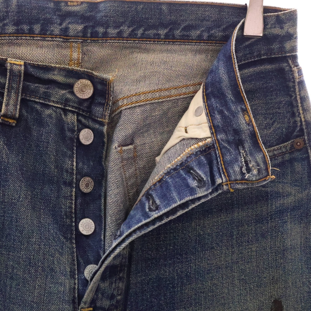 Levi's(リーバイス) 70S VINTAGE 501 66前期 スモールe ボタン裏6 通常R デニムパンツ インディゴ