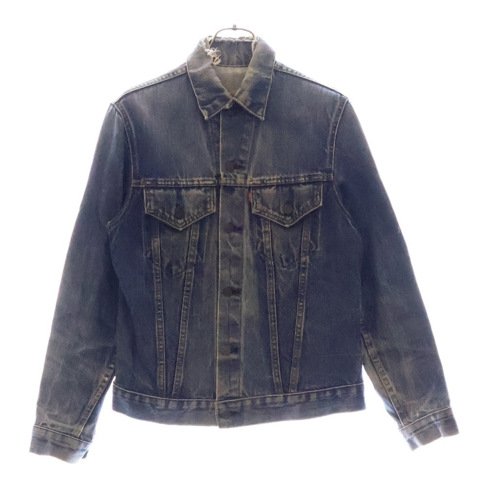 ヴィンテージ Levi’s 70505 移行期 557 デニムジャケット 4th リーバイス557 70505 Wネーム（3rd型～4th型への移行期