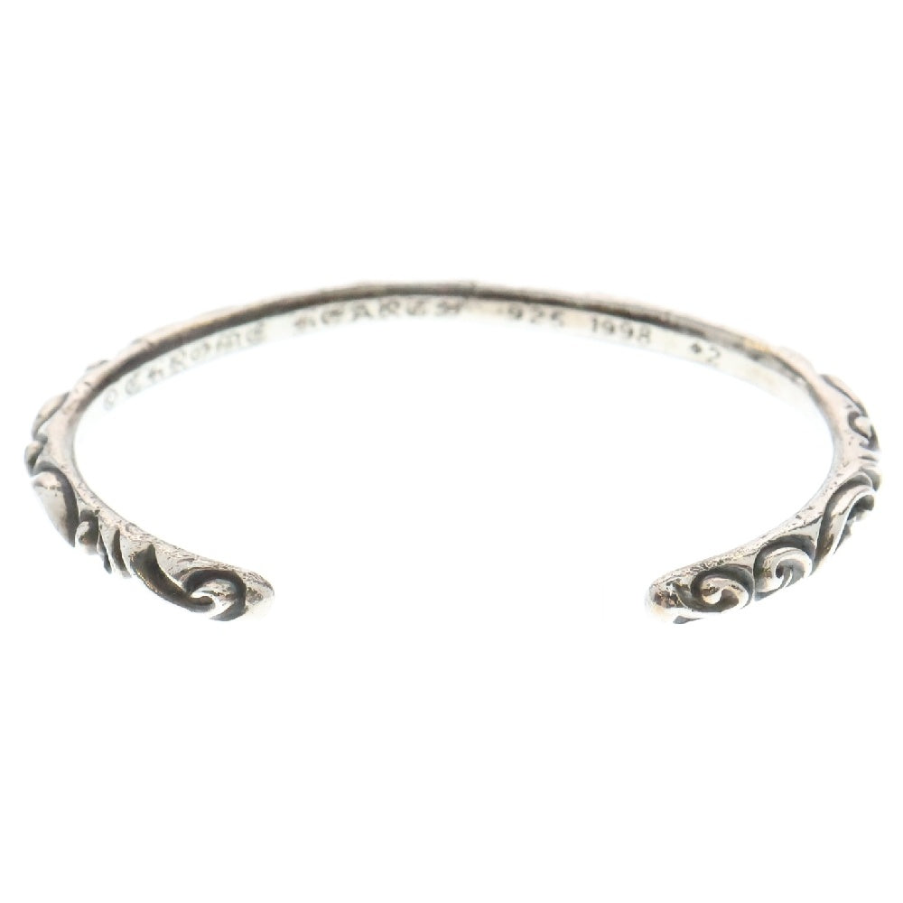 CHROME HEARTS(クロムハーツ) BANGLE SCROLL スクロールバンドバングル ブレスレット シルバー BCA127