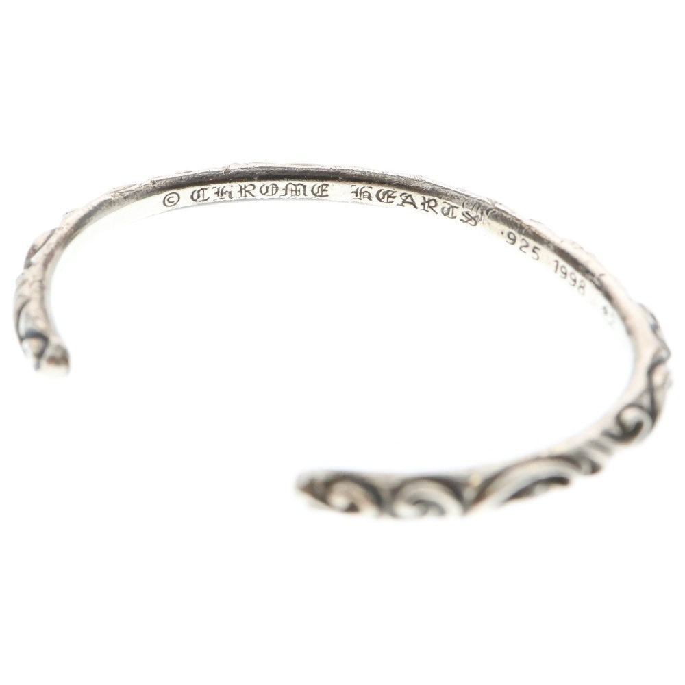 CHROME HEARTS(クロムハーツ) BANGLE SCROLL スクロールバンドバングル ブレスレット シルバー BCA127