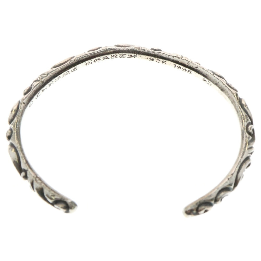 CHROME HEARTS(クロムハーツ) BANGLE SCROLL スクロールバンドバングル ブレスレット シルバー BCA127