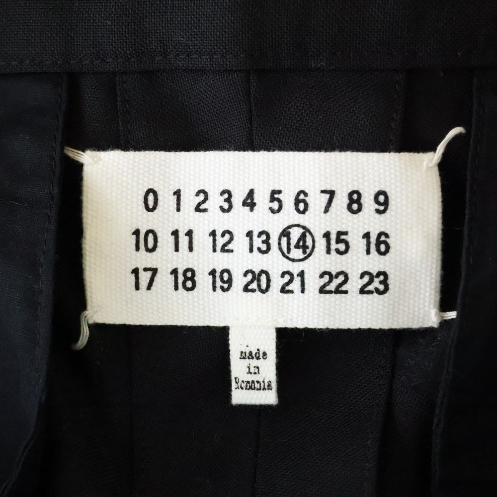 Maison Margiela 10(メゾン マルジェラ) 21AW ドローストリング スラックスパンツ ブラック S50KA0530