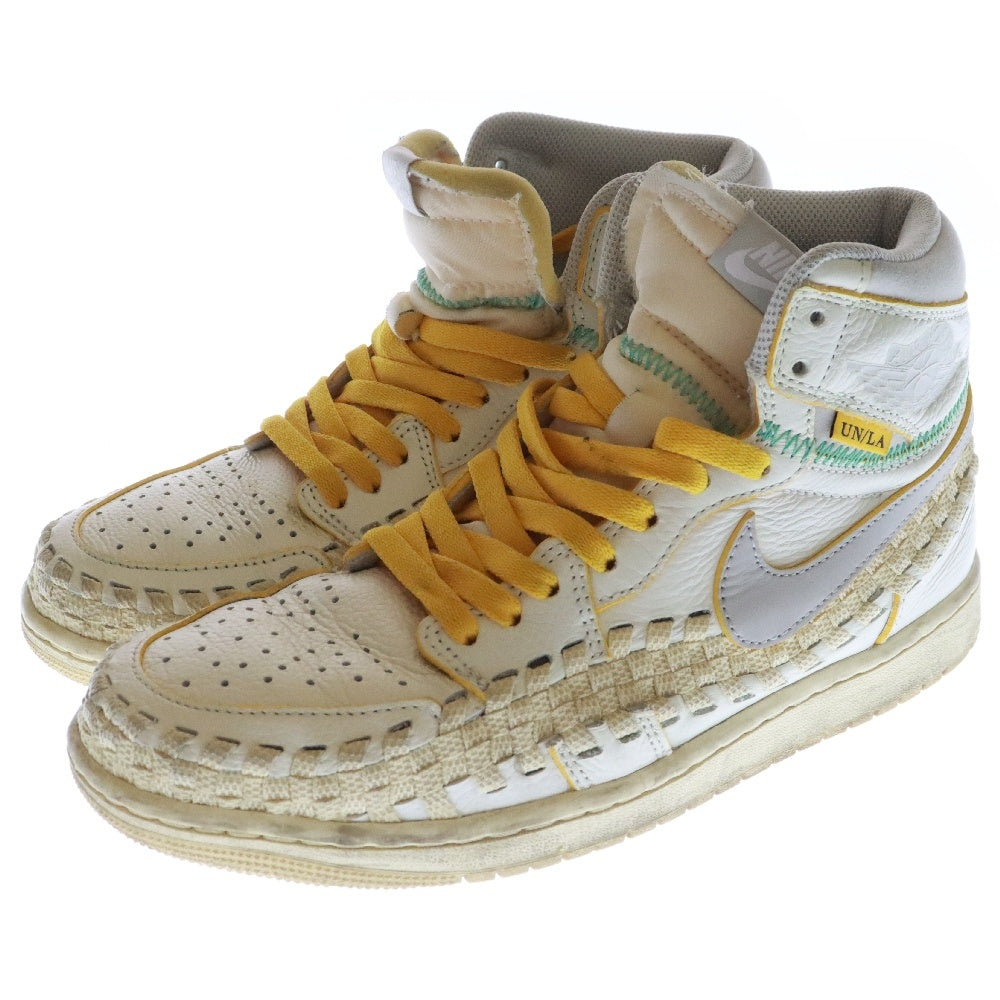 NIKE(ナイキ) ×UNION ×Bephies Beauty Suppl AIR JORDAN ユニオン べフィーズ ビューティー サプライ エアジョーダン レトロ サマー ハイカットスニーカー FD2565-100