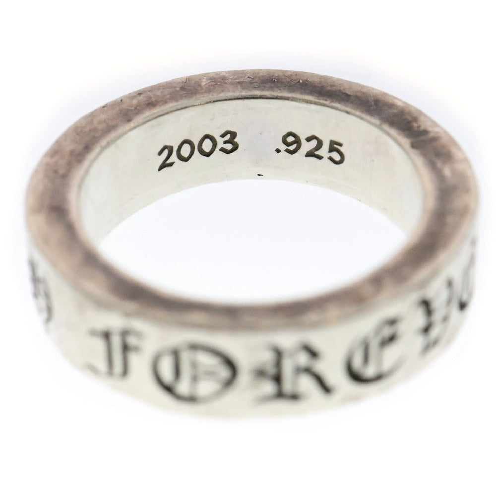 CHROME HEARTS(クロムハーツ) 6mm SPACER FOREVER 6mmスペーサーリング フォーエバーシルバー BCA337