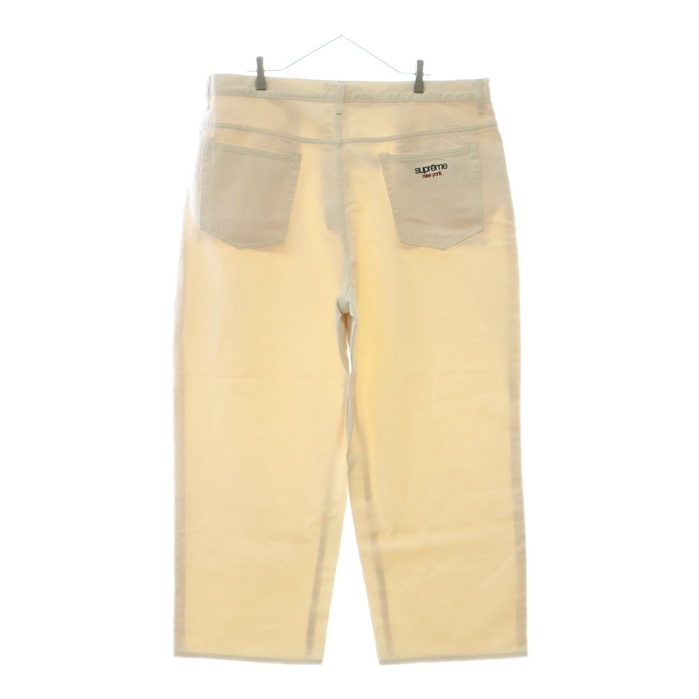SUPREME(シュプリーム) 24SS Baggy Jean バギー ジーンズ デニムパンツ アイボリー