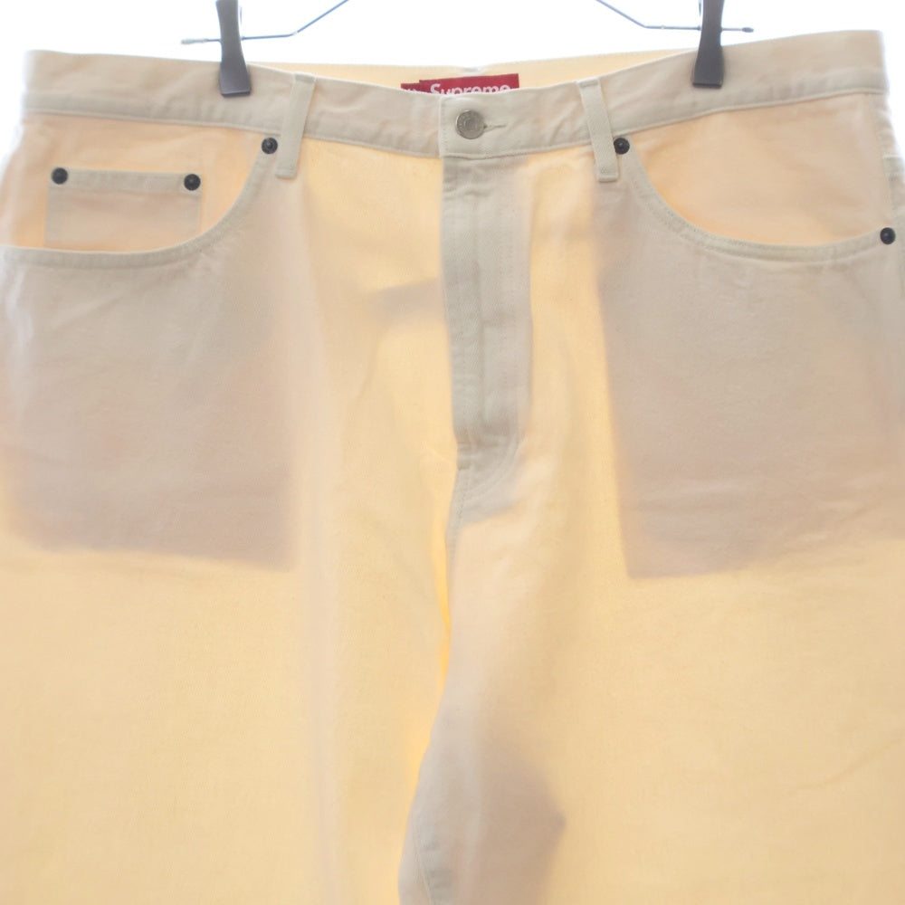 SUPREME(シュプリーム) 24SS Baggy Jean バギー ジーンズ デニムパンツ アイボリー