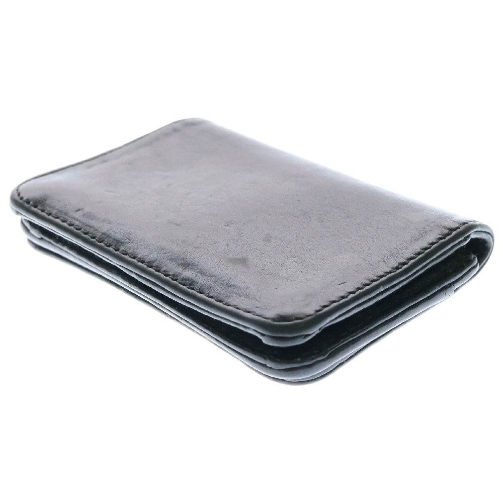 CHROME HEARTS(クロムハーツ) CRD CSE 3PKT WD V1 スクロールラベル 3ポケットカードケース ブラック