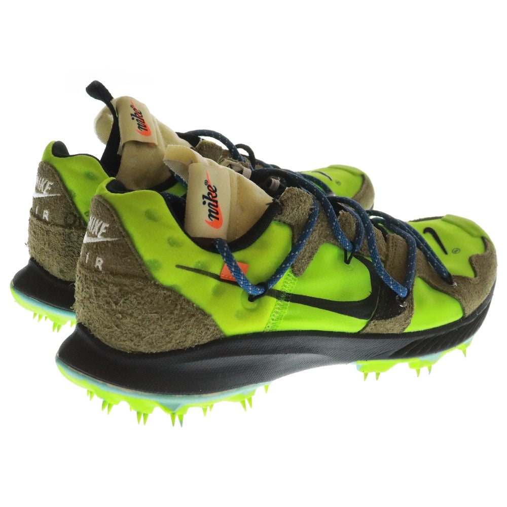 NIKE(ナイキ) ×OFF-WHITE WMNS ZOOM TERRA KIGER 5 OW オフホワイト ズームテラカイガー5 ラバースパイクフィールド ローカットスニーカー UD11.5/28.5cm CD8179-300
