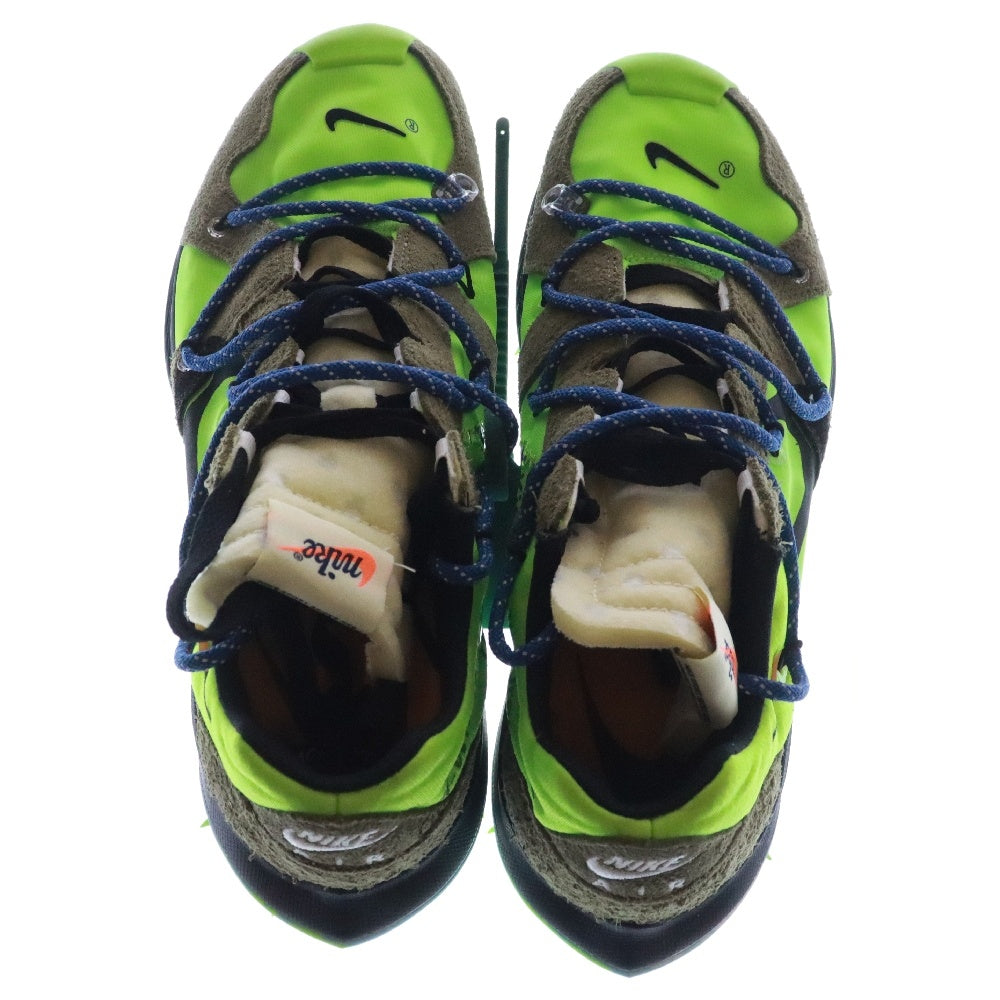 NIKE(ナイキ) ×OFF-WHITE WMNS ZOOM TERRA KIGER 5 OW オフホワイト ズームテラカイガー5 ラバースパイクフィールド ローカットスニーカー UD11.5/28.5cm CD8179-300