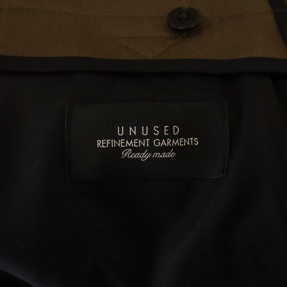 UNUSED(アンユーズド) 24AW Wool Western Slacks ウール ウエスタン スラックスパンツ ブラウン Uw1139