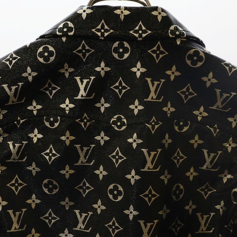 LOUIS VUITTON(ルイヴィトン) 19AW Monogram Riders Jacket モノグラム ライダース ジャケット ブラック レディース RW192W NYK FHLJ12