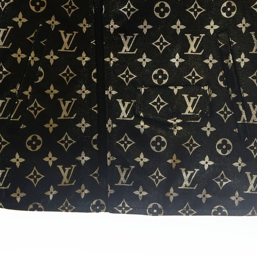 LOUIS VUITTON(ルイヴィトン) 19AW Monogram Riders Jacket モノグラム ライダース ジャケット ブラック レディース RW192W NYK FHLJ12