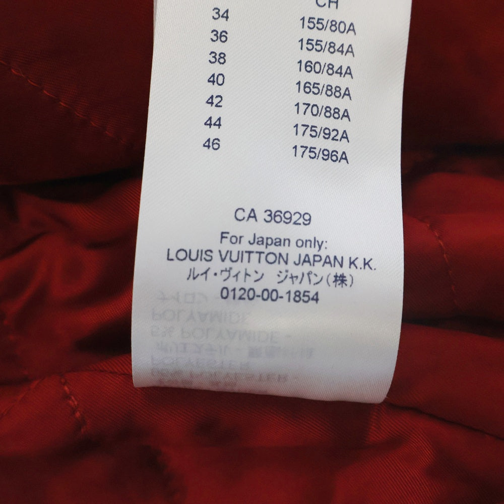 LOUIS VUITTON(ルイヴィトン) 19AW Monogram Riders Jacket モノグラム ライダース ジャケット ブラック レディース RW192W NYK FHLJ12