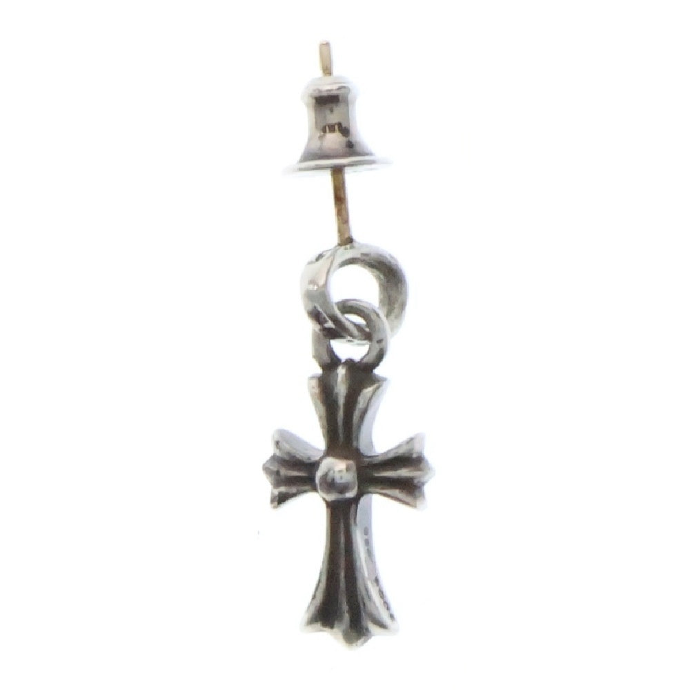 CHROME HEARTS(クロムハーツ) BBY F PPRCHN ベイビーファットクロス ドロップピアス シルバー BCA090