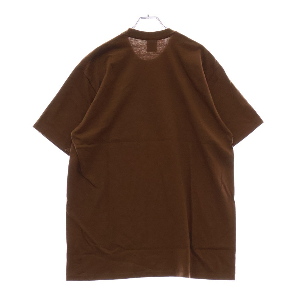 SUPREME(シュプリーム) 24AW Diamonds Tee ダイヤモンド プリント クルーネック 半袖Tシャツカットソー ブラウン