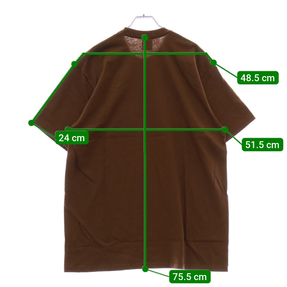 SUPREME(シュプリーム) 24AW Diamonds Tee ダイヤモンド プリント クルーネック 半袖Tシャツカットソー ブラウン